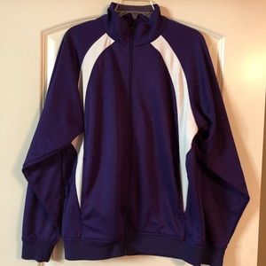 Augusta Sportswear Purple Track Jacket size M